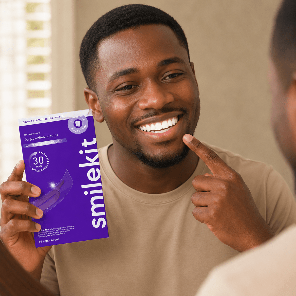 Bandes blanchissantes dents SmileKit Violet – Blanchiment dentaire maison efficace - Yass Shop