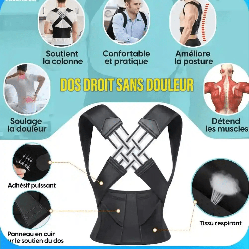 Correcteur De Posture Pour Hommes Et Femmes - Yass Shop